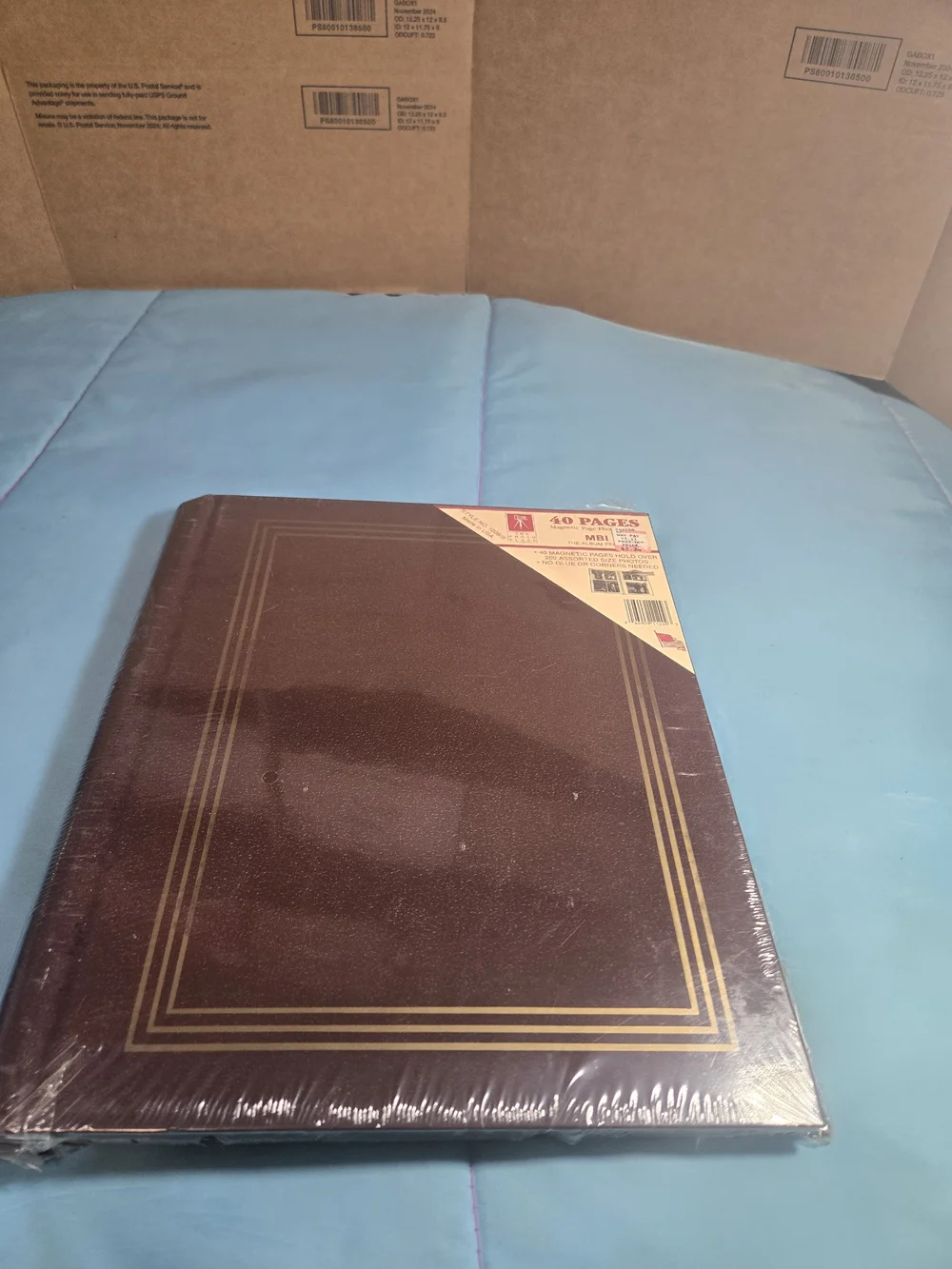 Source Unknown Brown & Gold Decorative Coffee Table Book